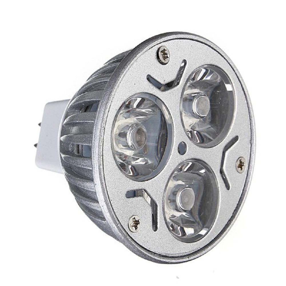Blue MR16-GU5.3 Spotlight LED Bulb, DC 12V 3W - RoHS Compliant