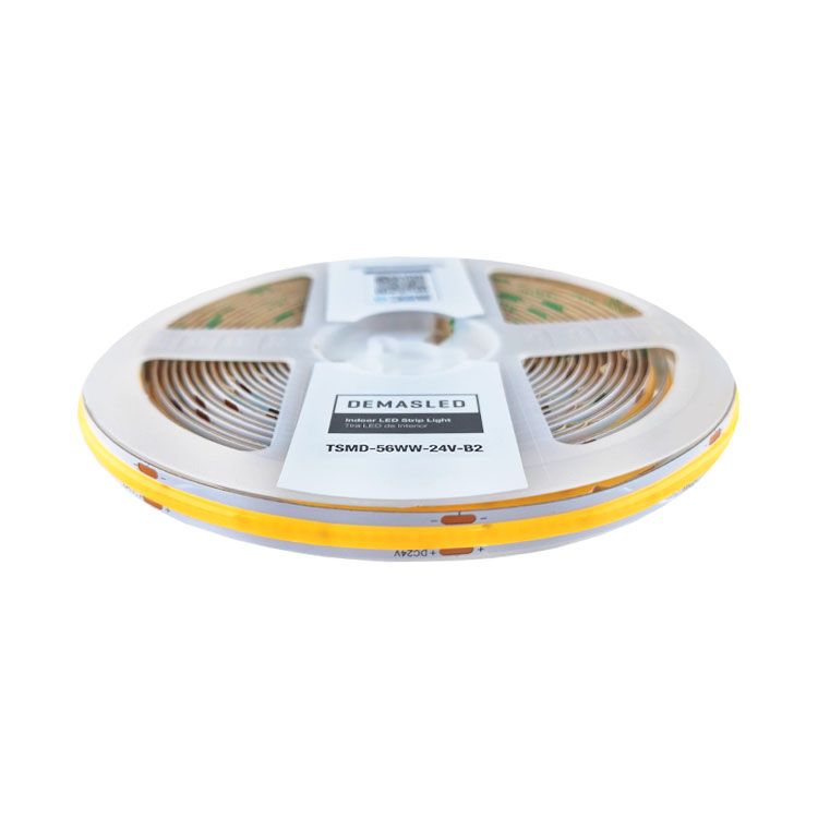 10mm COB LED Strip Warm White 3000ºK 24V 10W/m 1200lm/m 480LED/m 16.4ft