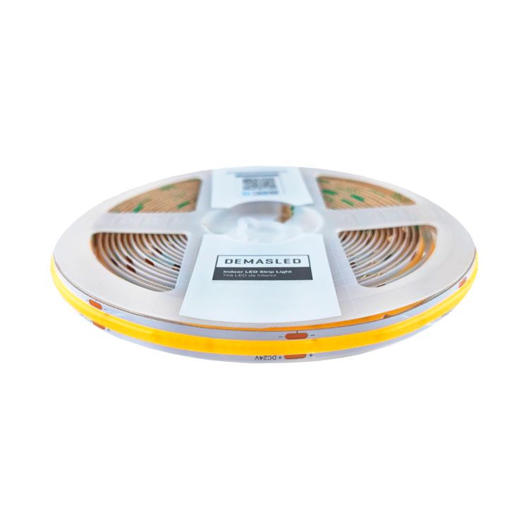 12mm COB LED Strip CW+WW+CCT 24V 16W/m 720lm/m 608LED/m 16.4ft