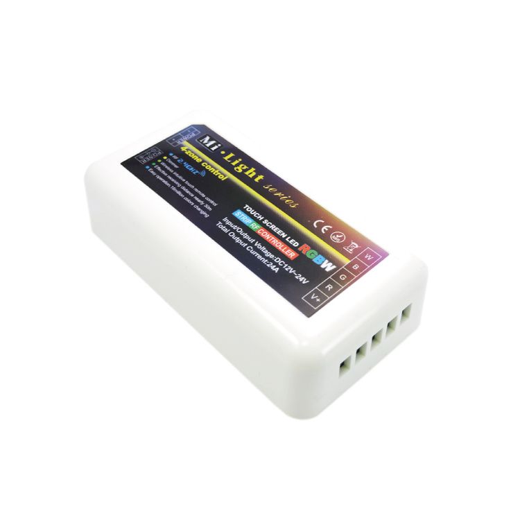 RGB+W Master Receiver Controller, DC 12-24V compatible with con-63