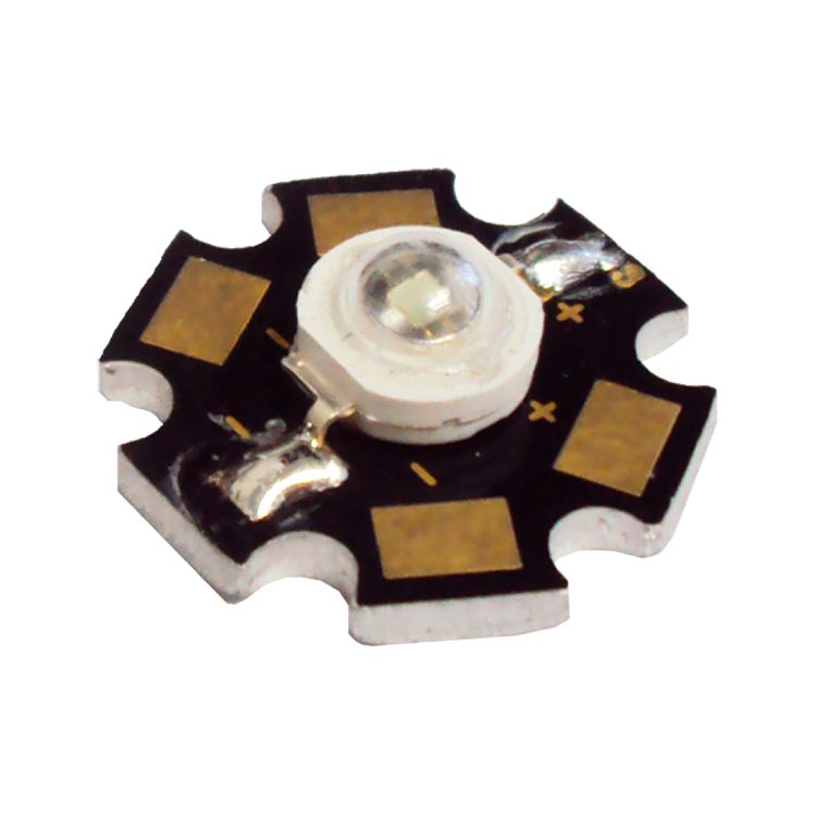 High Power LED, Red 625nm 140lm, 2.4-2.8V 3W 700mA