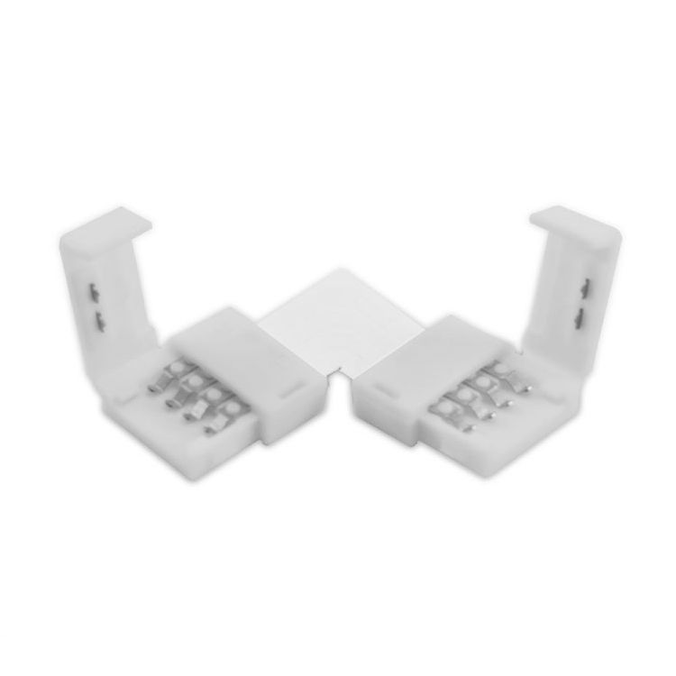 SMD 5050 L-Shape 90° Angle Connector for RGB LED Light Strips