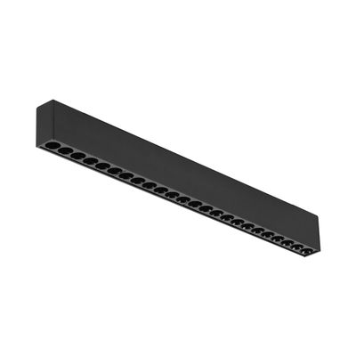 Black Magnetic Grille Track Light, 24W, Warm White 3000K, 34°