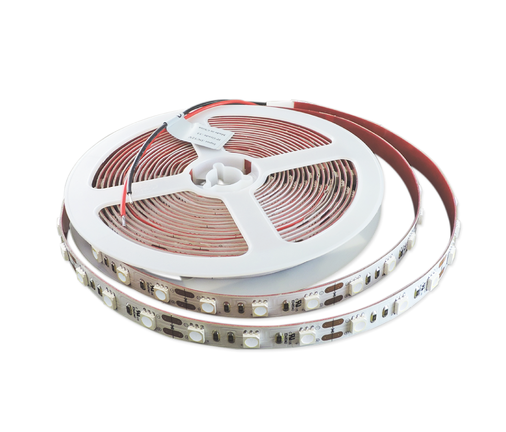 10mm SMD5050 LED Strip Yellow 12V 12W/m 240lm/m 60LED/m 16.4ft
