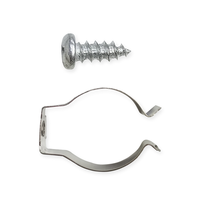 Stainless Steel Holders for T8 LED Ligth Tubes - 2 pcs