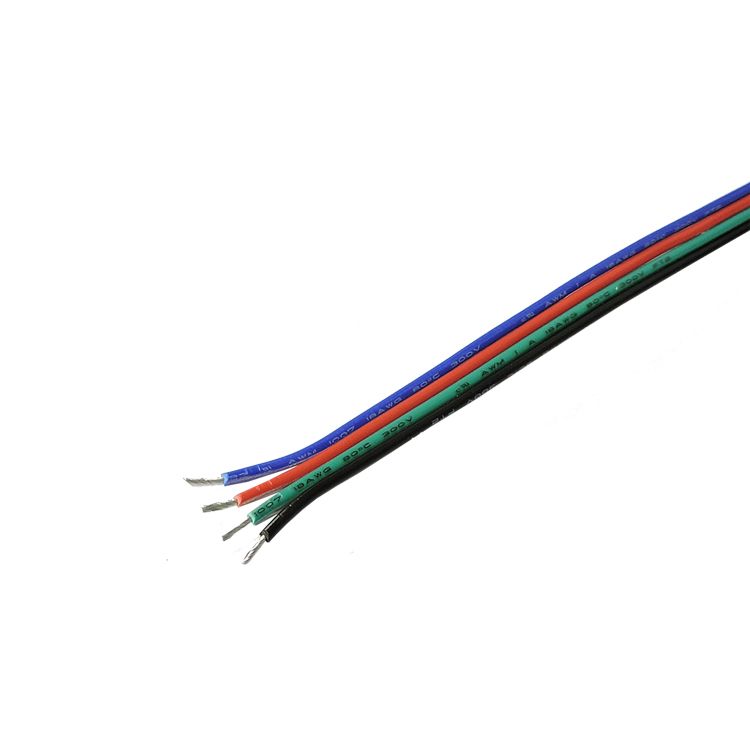 18AWG Cable, RGB LED lights, 1mm, 48V M�x, 3.28ft