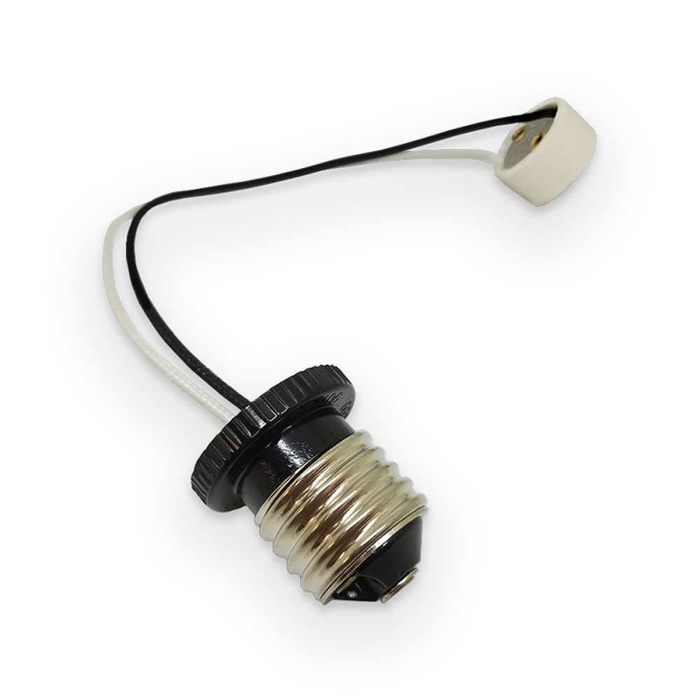 Socket adapter, E27 screw for LED GU10 light bulbs, cable 5.9in