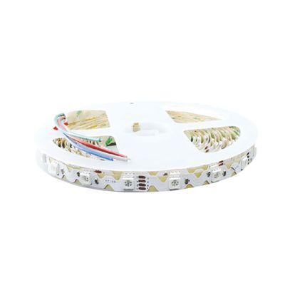 6mm SMD5050 S-Shape LED Strip RGB 12V 6.2W/m 540lm/m 48LED/m 16.4ft