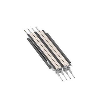 Bipolar Connector for Black Magnetic Lighting Track, 2.36in