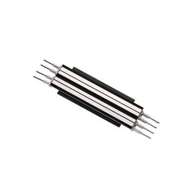 Bipolar Connector for Black Magnetic Lighting Track, 2.36in