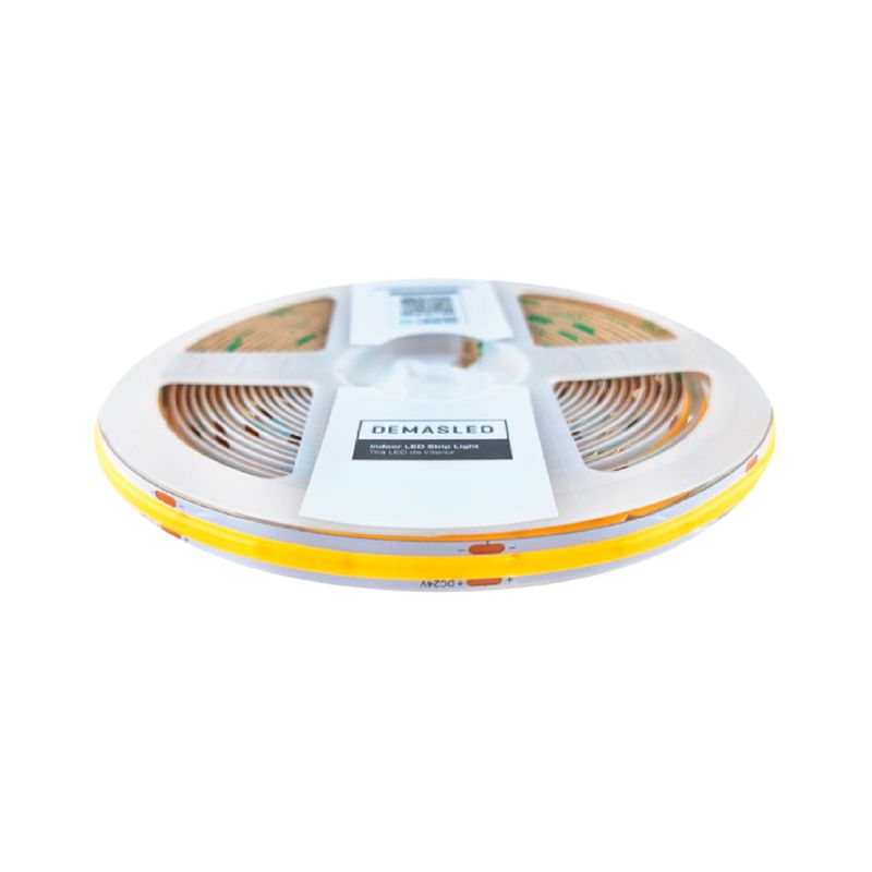 10mm COB LED Strip Cool White 6000ºK 24V 15W/m 1500lm/m 528LED/m 16.4ft