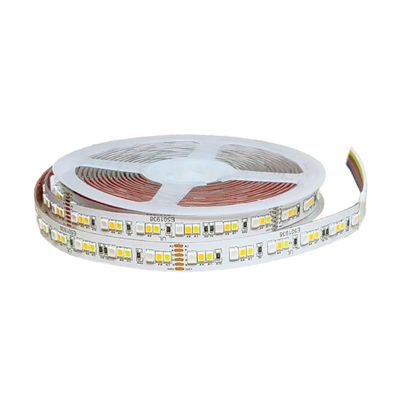 10mm SMD3535/2835 LED Strip RGB+CCT 24V 14.4W/m 658lm/m 60LED/m 16.4ft