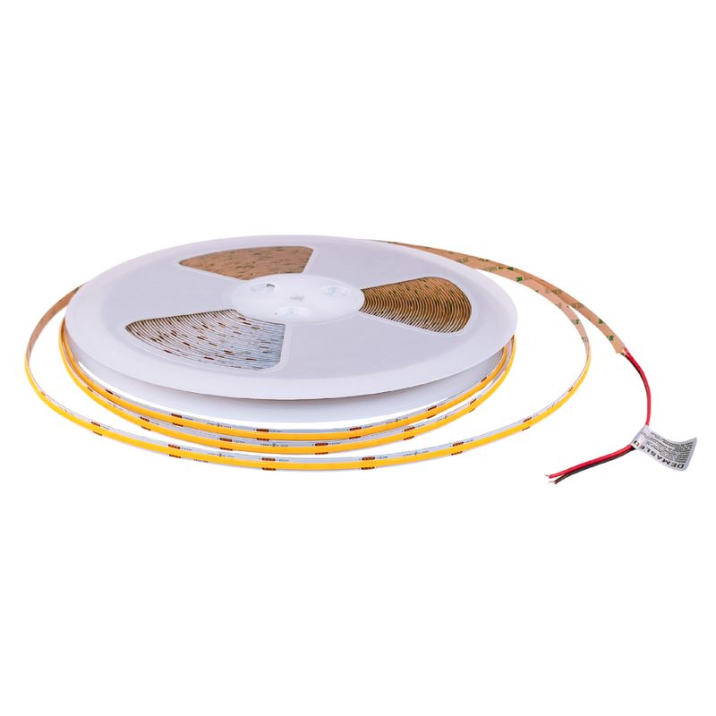 8mm COB LED Strip Warm White 2700ºK 24V 10W/m 1200lm/m 480LED/m 98.4ft
