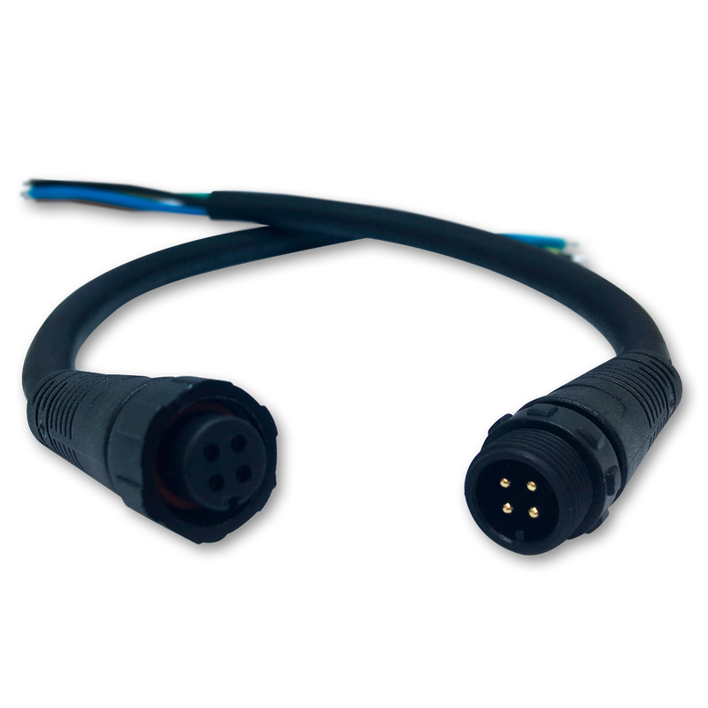 Male &amp; Female Connector for RGB Wall Washers - 7.87in - 200mm - compatible with bn-09rgb