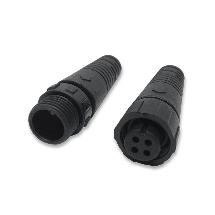 Male-Female End Caps for RGB Wall Washers, D-6.1in