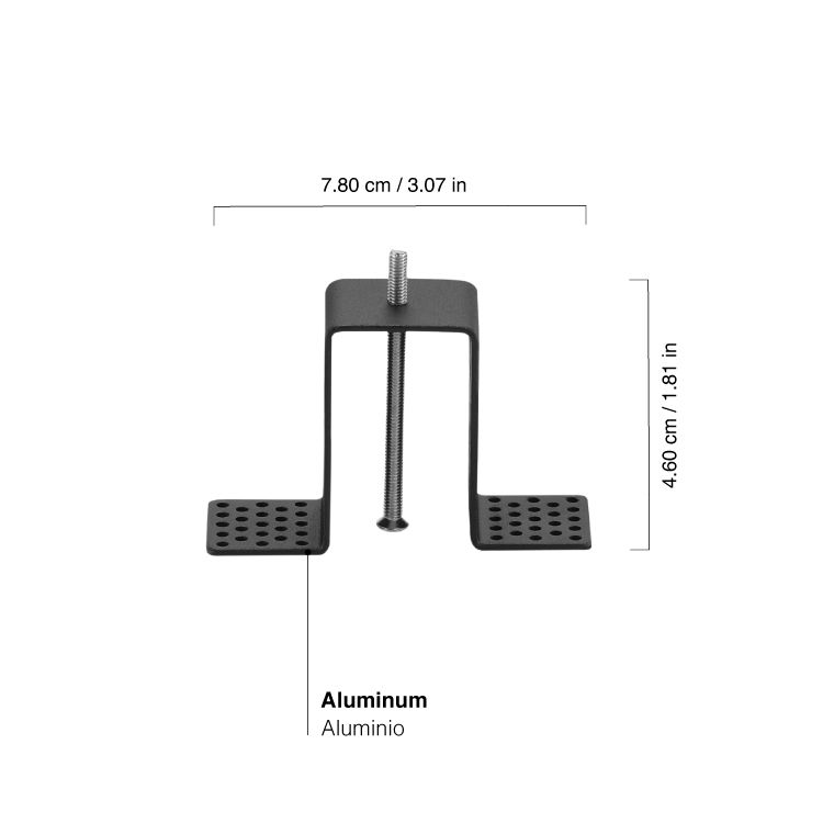 Installation Kit for Black Magnetic Lighting Track, Surface Mount