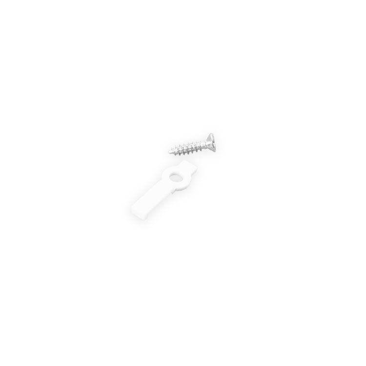 Plastic Mounting Clips &amp; Screws for SMD3528 / 2835 LED Strips