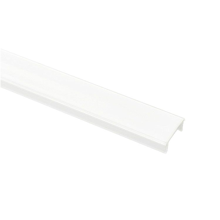 FLAT shape Milky Cover 6.56ft for Aluminum Profile