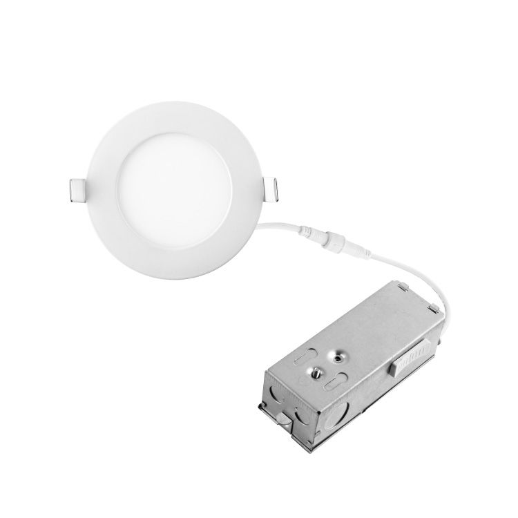 Dimmable Round White LED Panel of 4.7in, 10W 650lm Mixed White