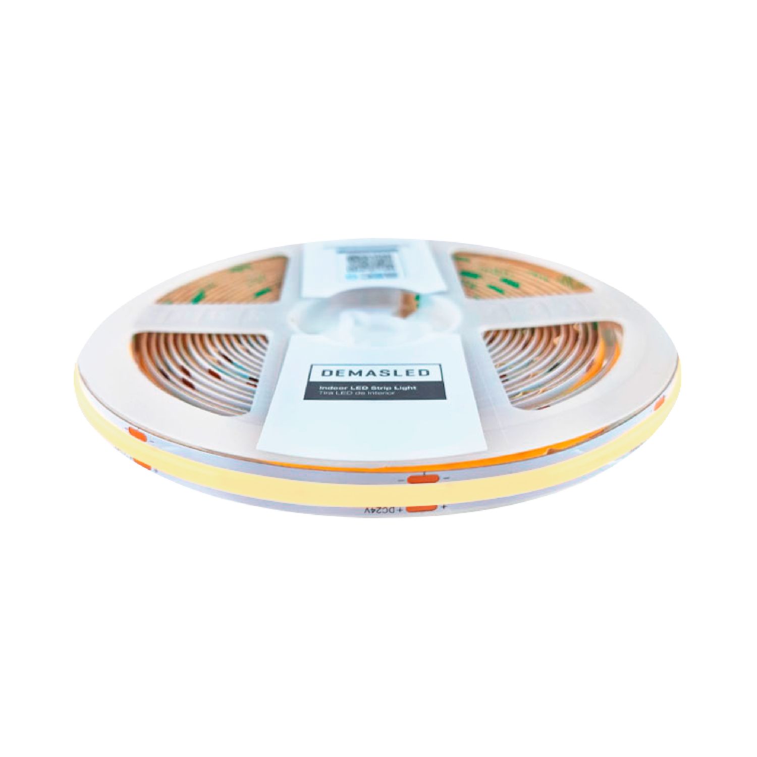 8mm COB LED Strip Cool White 5000-5500ºK 24V 11W/m 1100lm/m 480LED/m 16.4ft