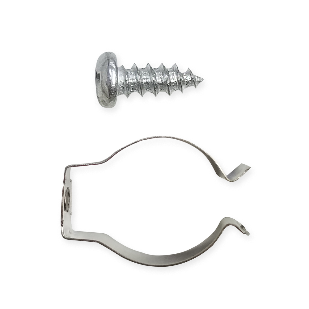 Stainless Steel Holders for T8 LED Ligth Tubes - 2 pcs