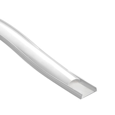 Surface Mount Anodized Aluminum Profile, Flexible, 6.56ft 0.67x0.24in