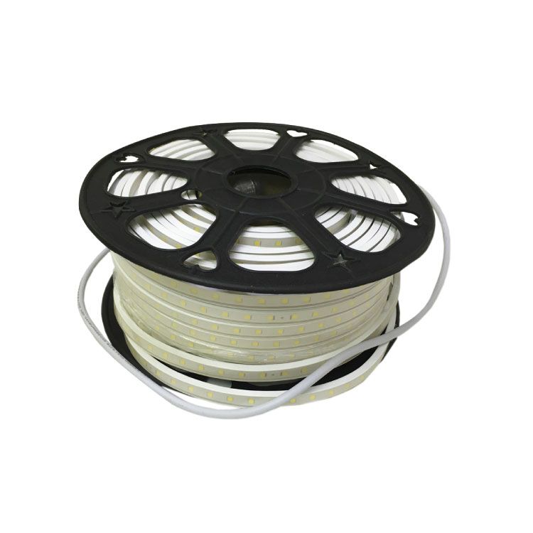 10mm SMD5050 LED Strip Cool White 5000-5500°K 110V 8W/m 430lm/m 60LED/m 164ft