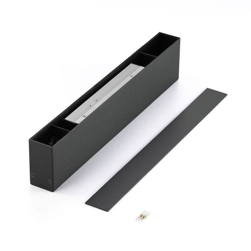 LED Driver Storage Box for Black Magnetic Lighting Track, Surface Mount