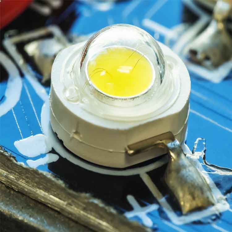 High Power LED, Cool White 6.500K 260lm, 3-3.4V 3W 700mA