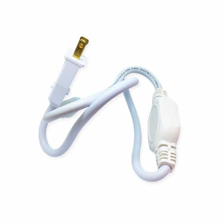 Power Cable for LED strips, 110V, US Plug, Compatible with tsmd-26