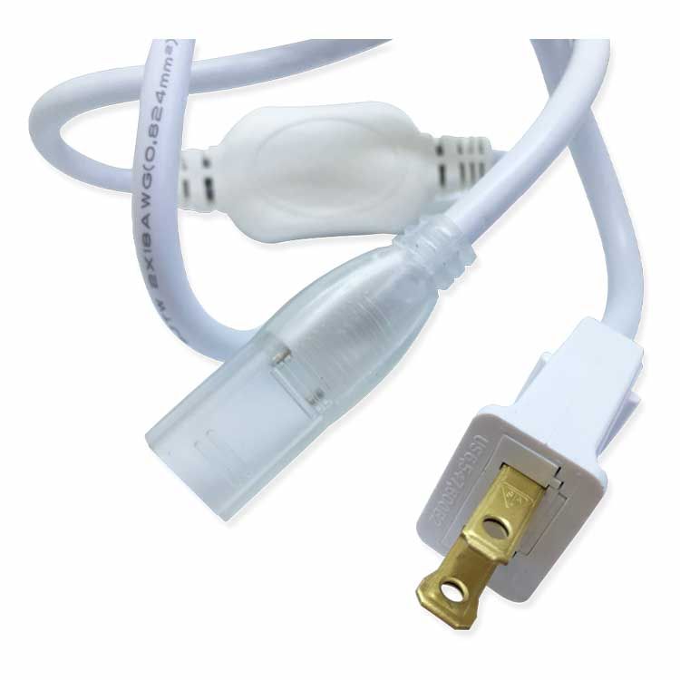 Power Cable for LED strips, 110V, US Plug, Compatible with tsmd-26