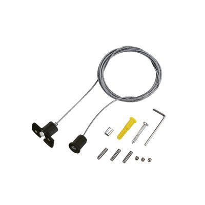 Installation Kit for Black Magnetic Lighting Track, Surface Mount Pendant