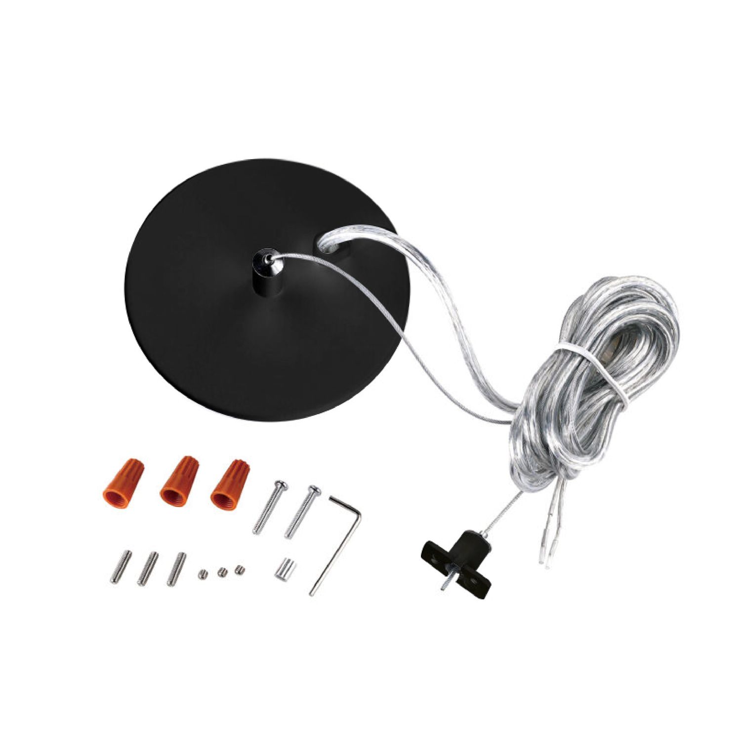 Black 1.5m (4.92ft) Pendant Canopy Kit for Magnetic Track