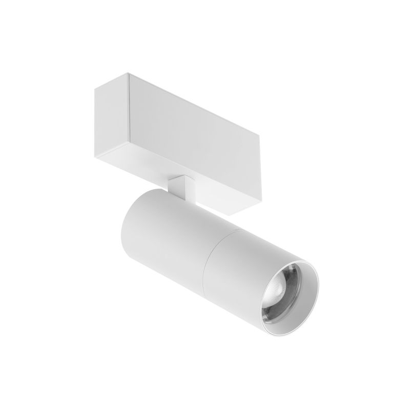 White Magnetic Track Light, Adjustable Beam Angle  20°- 60°, 10W, Neutral White, 4000K