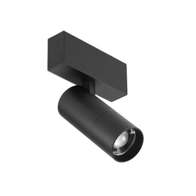 Black Magnetic Track Light, Adjustable Beam Angle 20°- 60°, 10W, Neutral White, 4000K 