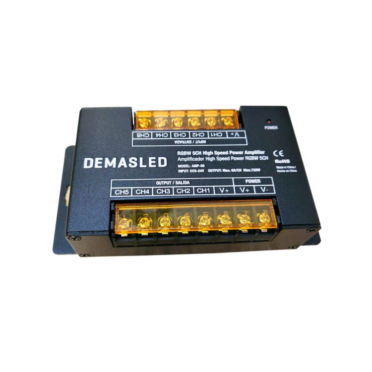 High speed Amplifier 5 Channels, 5-24V 150-720W 30A