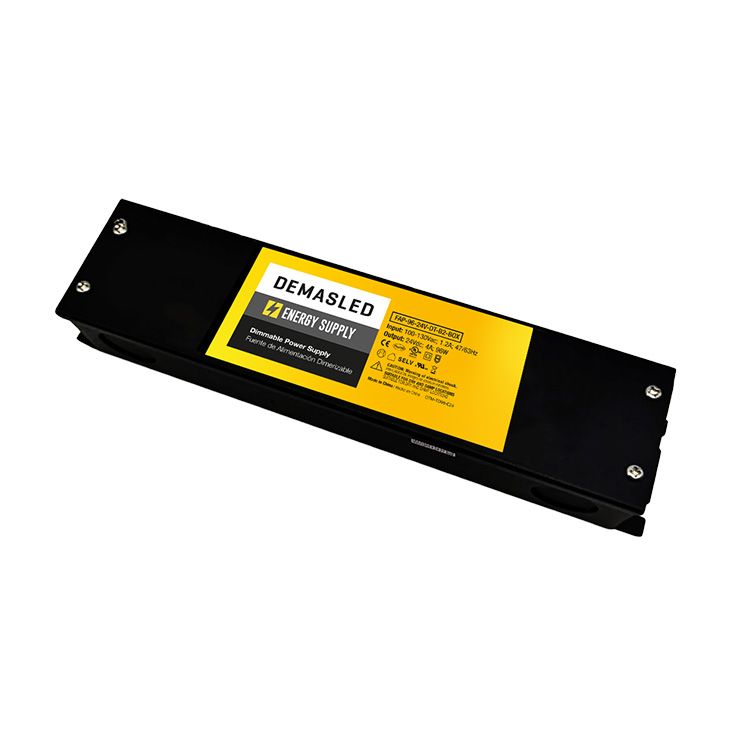 Indoor Triac/ELV/MLV/Phase-cut Dimmable led driver + junction box 96W, 24V 4A. 90-130v