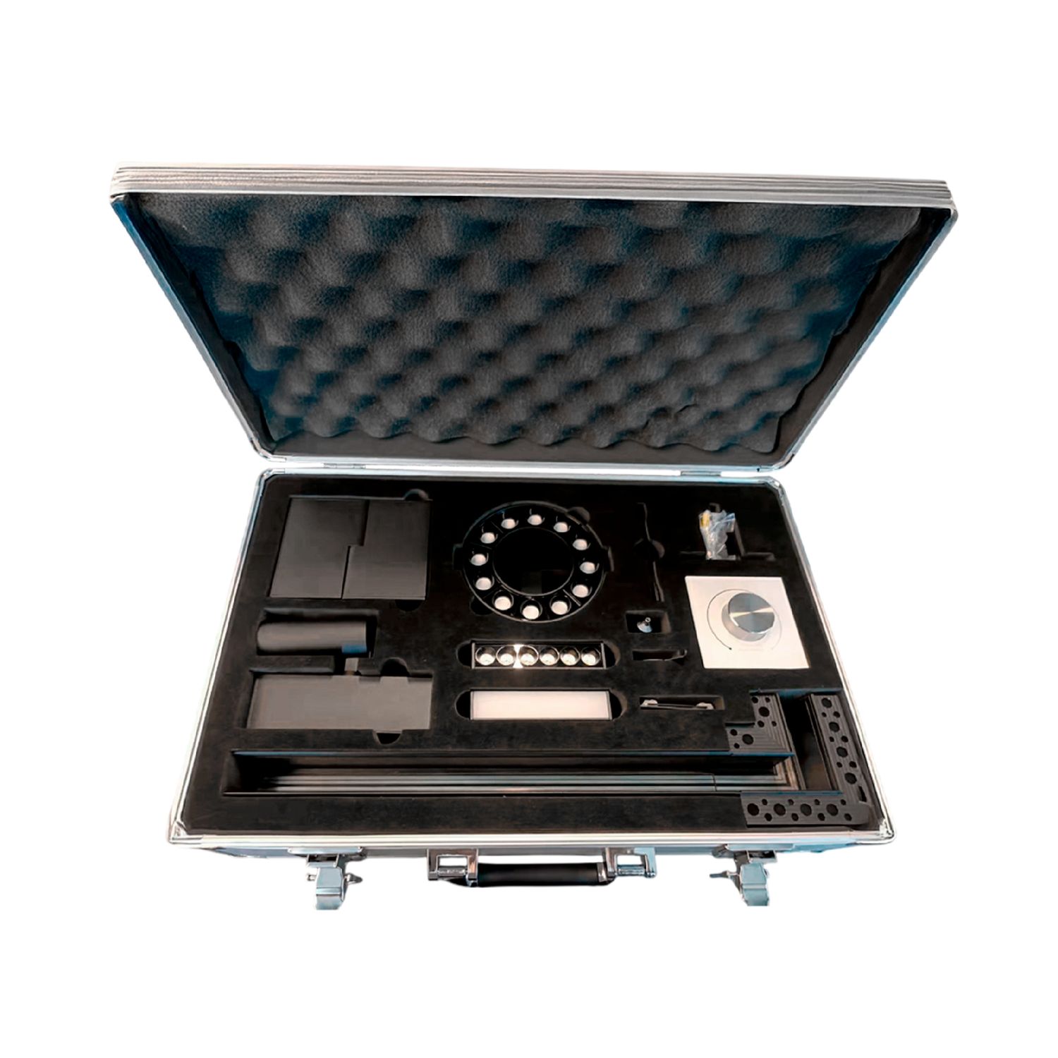 Black Magnetic Track Lighting Sample and Testing Case