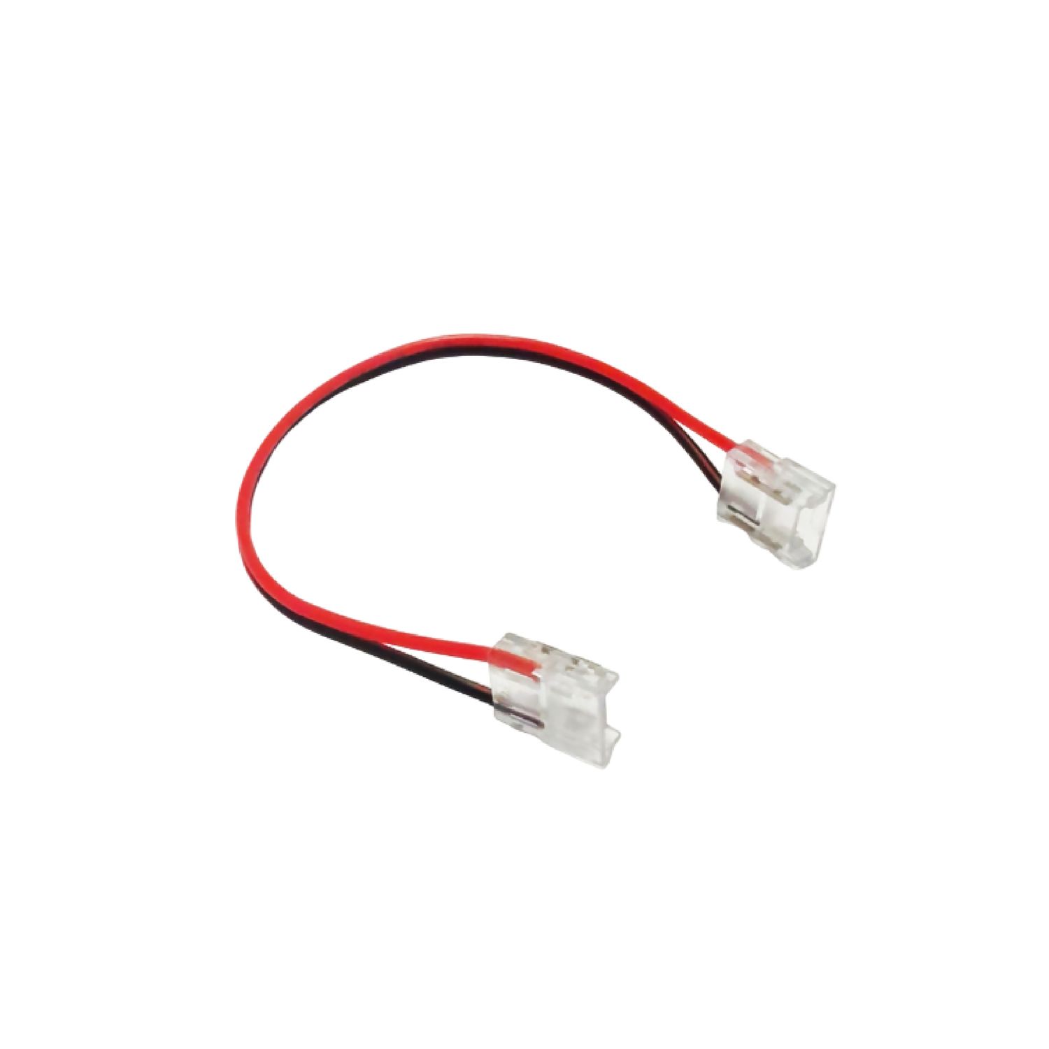 Strip to Strip connector for COB and high density (240led strip) 2 Pin, IP20 10mm, 15cm cable