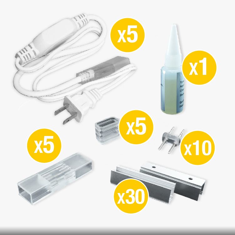 Installation Kit for LED Strip tsmd-40usa