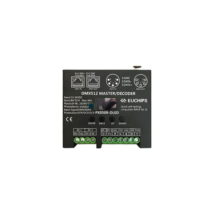 Special Controller DMX 512 5 Canales 8A/CH