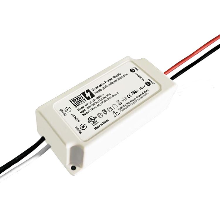 Indoor Triac/ELV/MLV/Phase-cut Dimmable led driver 96W, 24V 4A. 110-130v