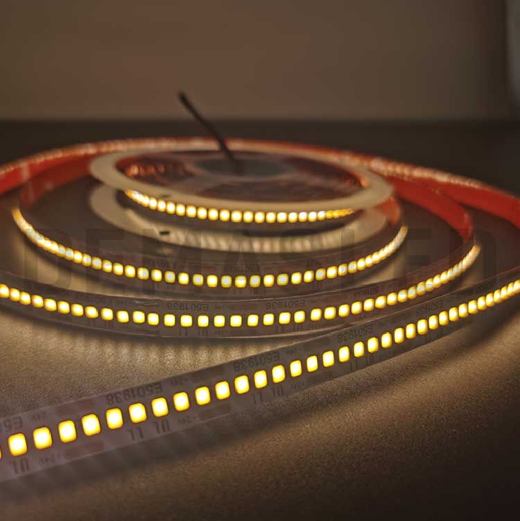 10mm SMD2835 LED Strip Warm White 3000ºK 24V 24W/m 2400lm/m 240LED/m 16.4ft