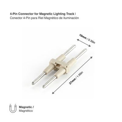 4-Pin Connector for Magnetic Lighting Track