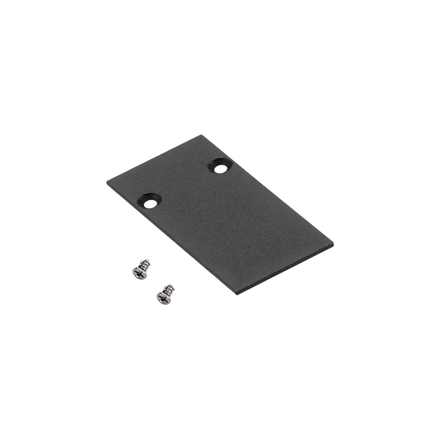 Black End Caps for Magnetic Lighting Track, Surface Mount