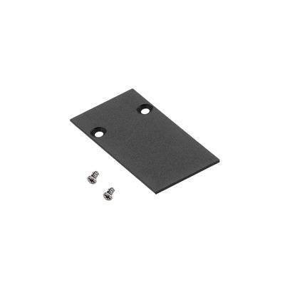 Black End Caps for Magnetic Lighting Track, Surface Mount