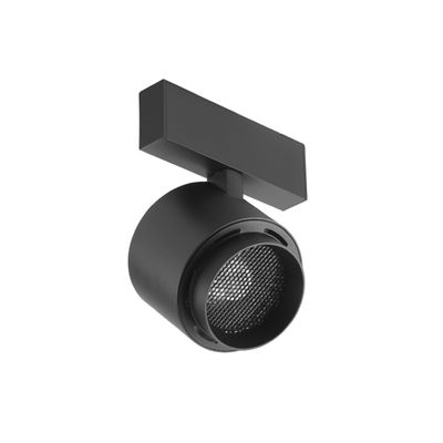 Black Adjustable LED Magnetic Track Spotlight, 15W, 4000K, 24V