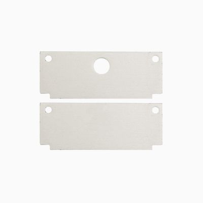 Kit of 2 Caps for Drywall Anodized Aluminum Profile, compatible with PER-39