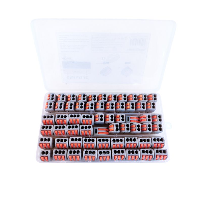 Fast Clip Splice Connector Kit 2 and 3 lever terminals x60 pieces