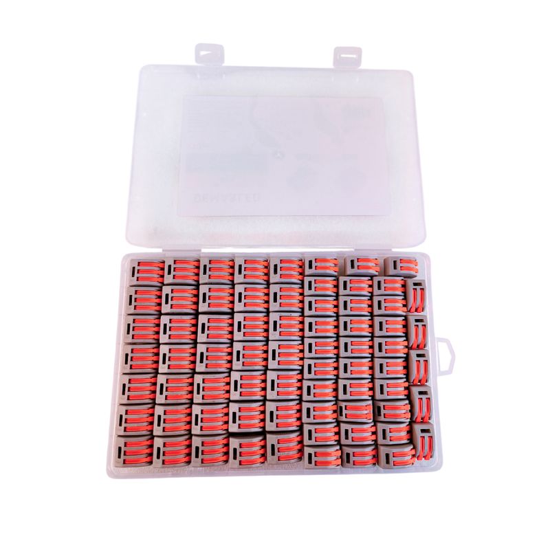 Fast Clip Splice Connector Kit 2 and 3 lever terminals x70 pieces